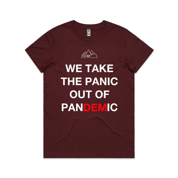 PANDEMIC Design - Women's Maple Crew Neck Tee by 'AS Colour' Thumbnail